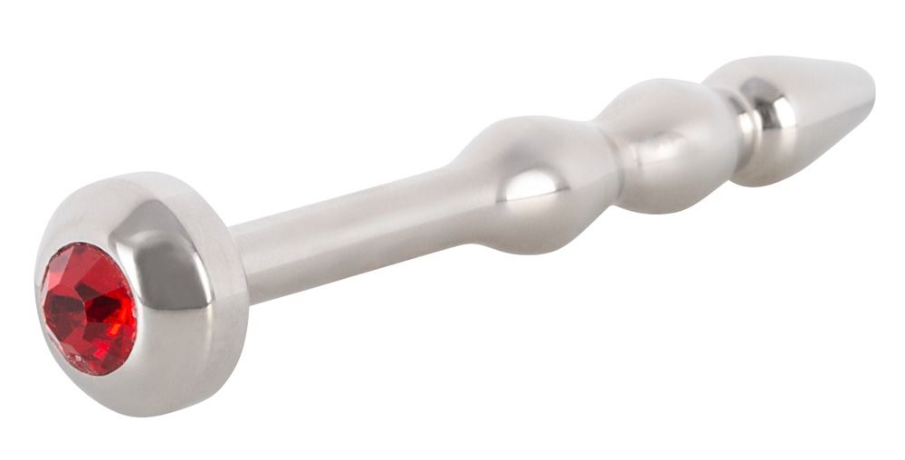 Уретральный стимулятор с декоративным стразом Sextreme Jewel Cockpin - 8 см.