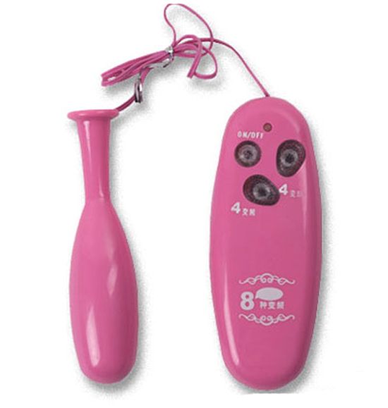 Розовый вибростимулятор с 4 видами пульсации и вибрации 