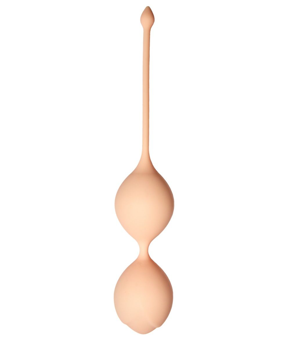 Телесные вагинальные шарики Кегеля со смещенным центом тяжести Delta