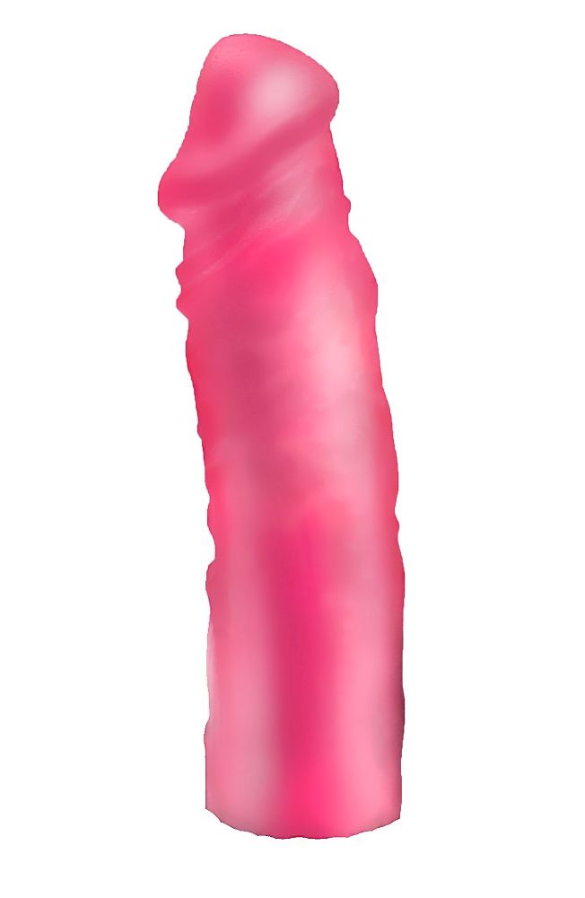 Розовая насадка Harness для трусиков - 19,5 см.