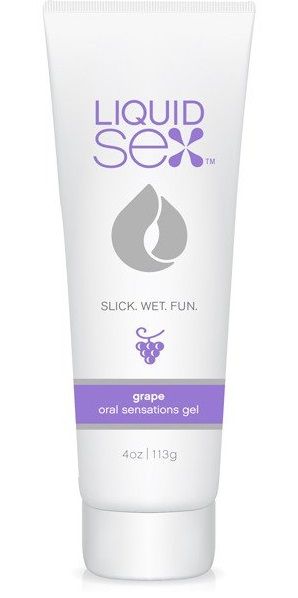 Гель для орального секса с ароматом винограда Liquid Sex Oral Sex Gel Grape - 113 гр. 