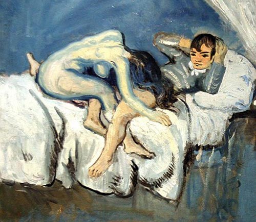 «Эротическая сцена». 1902-1903 год. Пабло Пикассо